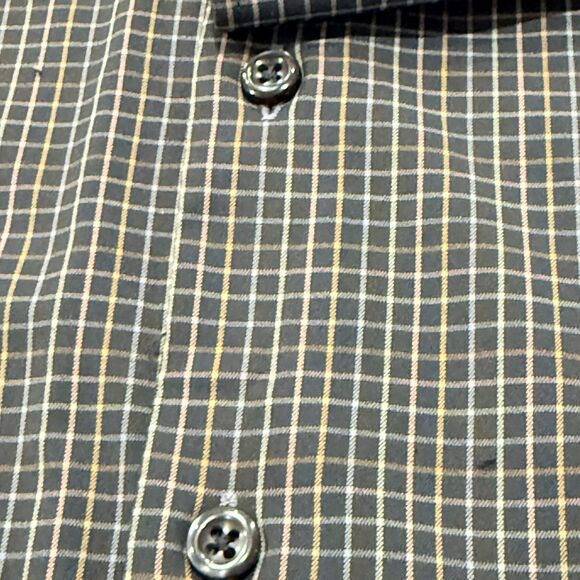 Peter Millar Men’s Med Blue Plaid Crown Sport Embroidered Performance Logo Shirt - Picture 4 of 11